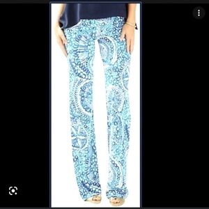 - Lilly Pulitzer Blue Aqua Georgia May Resort White Midnight Blues